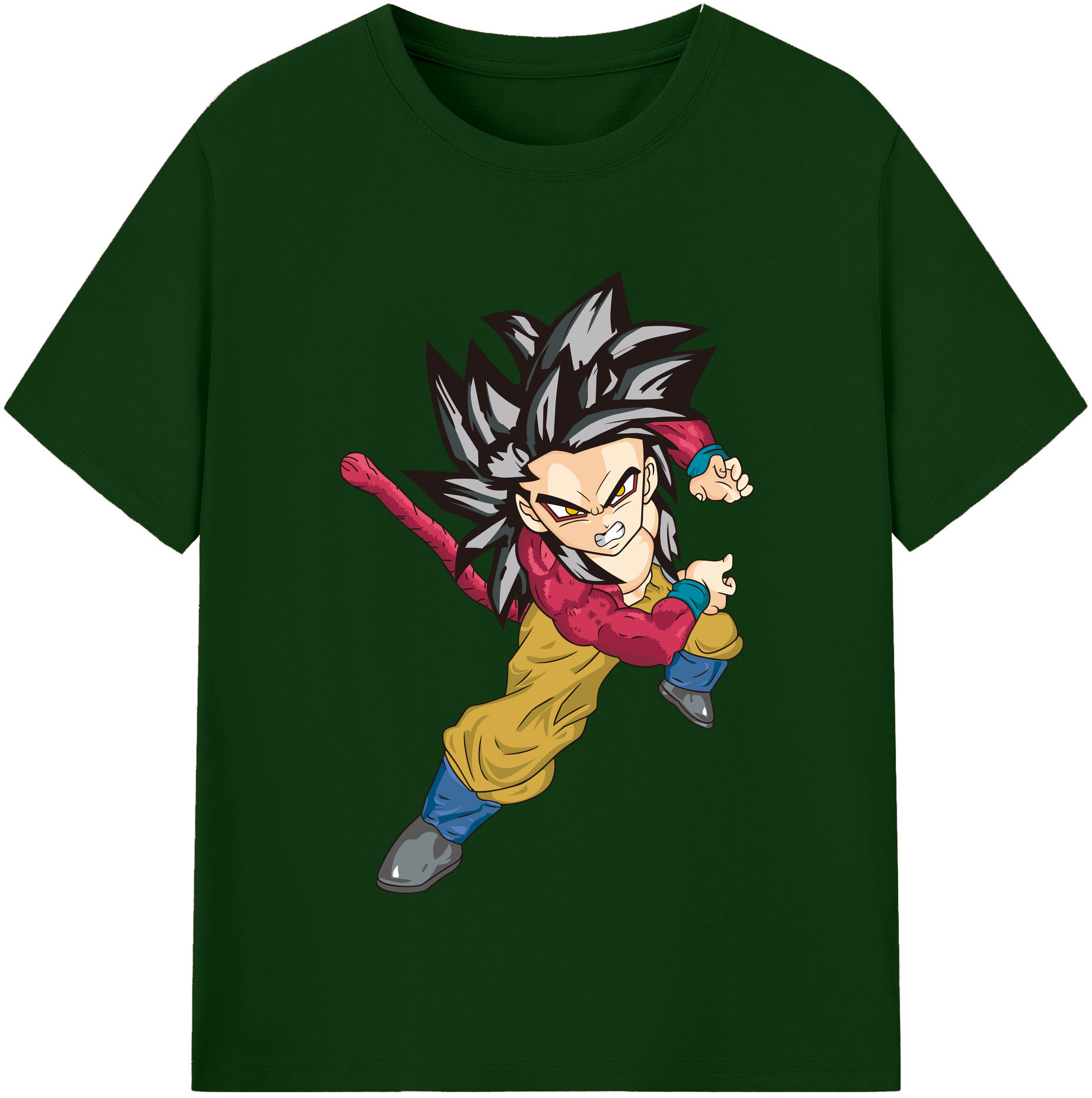 （画像用） ドラゴンボール 孫悟空（そん ごくう）Son Goku カカロット DRAGON BALL Kakarotto 綿100％半袖Tシャツ（フロントプリント）